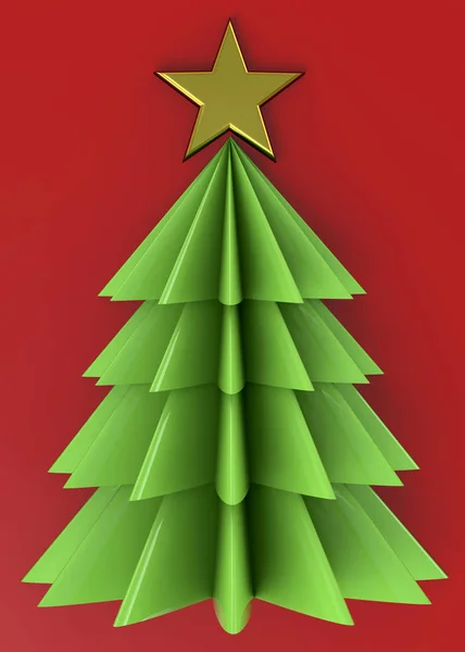 Christmas Tree Stäng Upp — Stockfoto