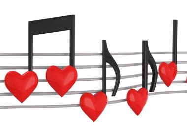 Müziği Sevmek - 3D Kavram