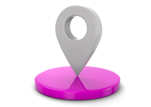 Icono GPS - 3D — Foto de Stock