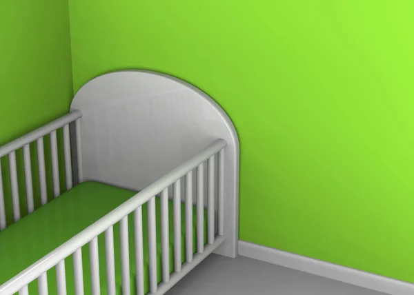 Cama para niños - 3D — Foto de Stock