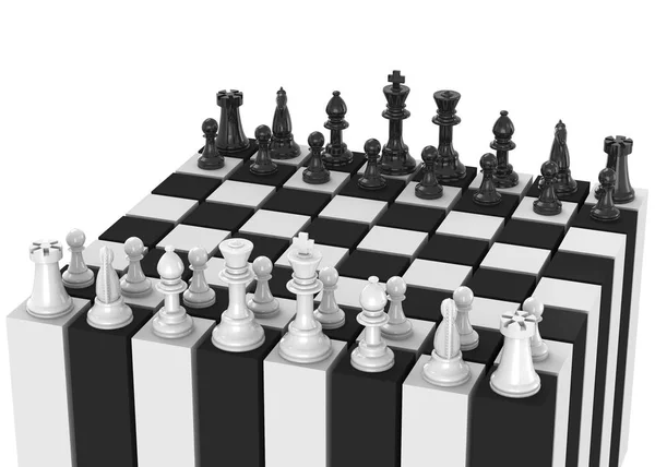 Chess - 3D — Stock Photo, Image