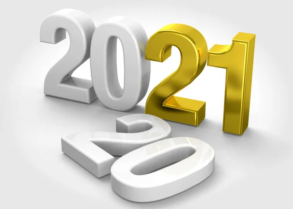 Año Nuevo 2021 — Foto de Stock