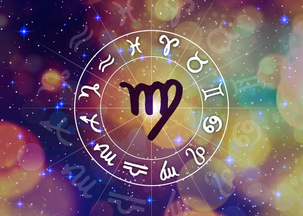 Virgo Horoskop Och Tecken Zodiak — Stockfoto