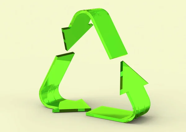 Die Recycle Ikone — Stockfoto