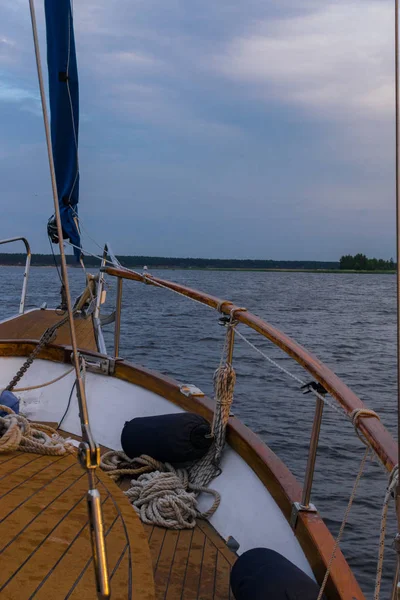 Schöne Aussicht Über Das Meer Blick Von Der Jacht — kostenloses Stockfoto