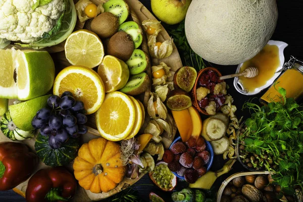 Salud Súper Alimento Para Potenciar Sistema Inmunológico Rico Antioxidantes Antocianinas — Foto de Stock