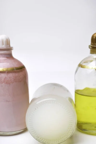 Productos Cosméticos Con Aceite Argán Máscara Crema Para Cuidado Piel — Foto de Stock