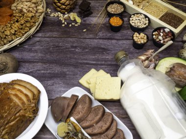 Çinko en yüksek gıdalar. Sağlıklı yeme, metin için boş alan