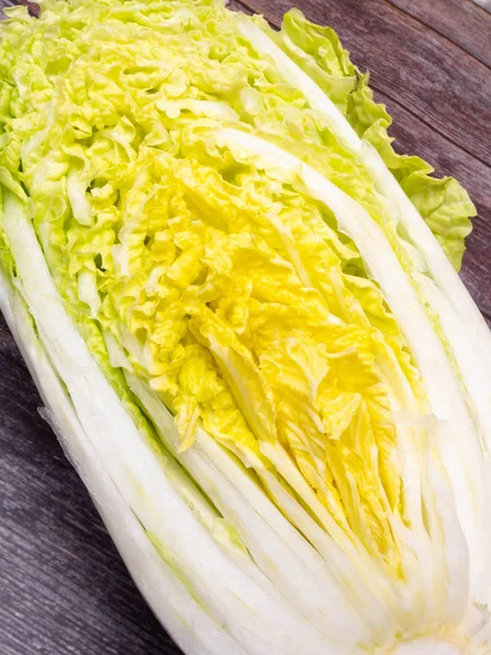 Cabbage Old Wooden Background Health Eating Concept — Stock Photo, Image