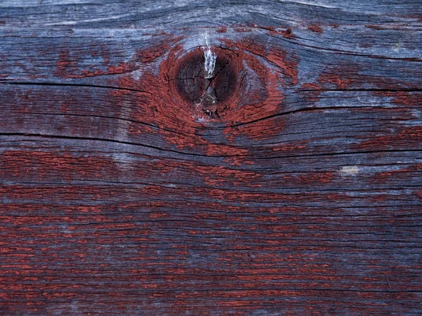 Grungy Azul Rojo Pintura Pealing Textura Pared Madera Fondo Antiguo — Foto de Stock