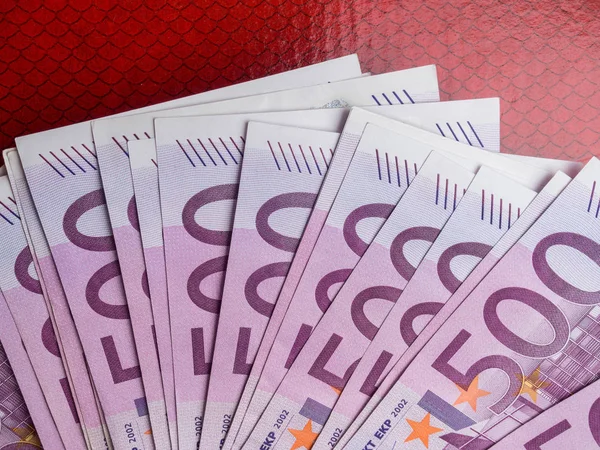 Pénz háttér 500 EURO verzió onred — Stock Fotó