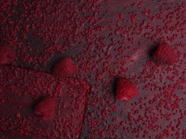 ahududu ve frenk üzümü pastille arka plan. Vitamin açısından zengin şeker