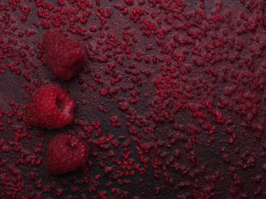 ahududu ve frenk üzümü pastille arka plan. Vitamin açısından zengin şeker