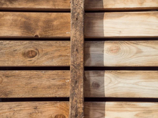 Palet de madera pulido — Foto de Stock