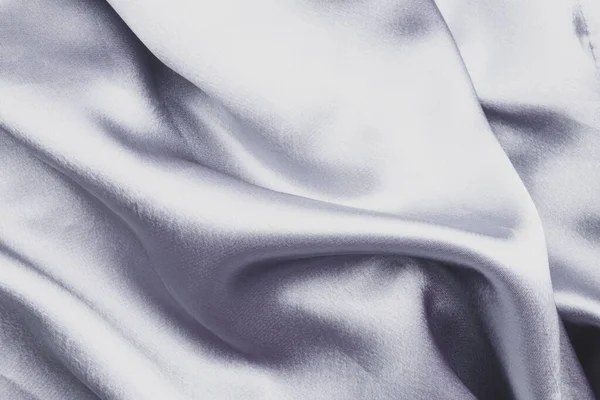 Натуральний Сірий Або Срібний Шовковий Текстильний Фон Драпірована Тканина — стокове фото