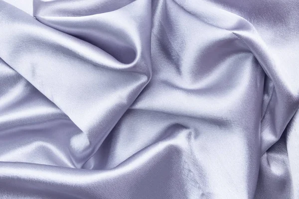 Natural Grey Silver Silk Textile Background Drapery Fabric — 스톡 사진