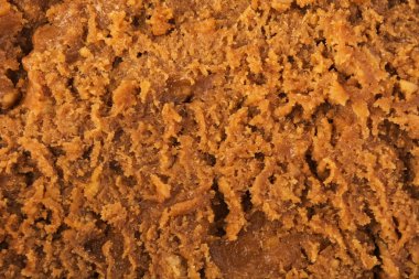 Sütlü çikolata doku arka plan tasarımı, düz yatıyordu