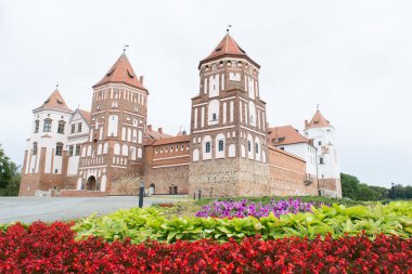 Mir, Beyaz Rusya - 3 Eylül 2015: Mir Dünya Miras Unesco, Doğu Avrupa üzerinden kalesidir. Mir Castle karmaşık, XVI-Xx yüzyıl.