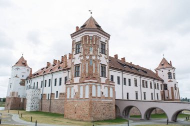Mir, Beyaz Rusya - 3 Eylül 2015: Mir Dünya Miras Unesco, Doğu Avrupa üzerinden kalesidir. Mir Castle karmaşık, XVI-Xx yüzyıl.