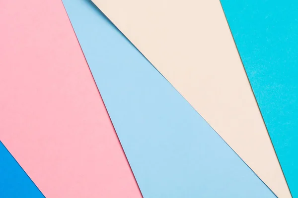 Renkli geometrik kağıt arka plan. Origami beş kağıt renk kavramı. Pastel zemin dokulu
