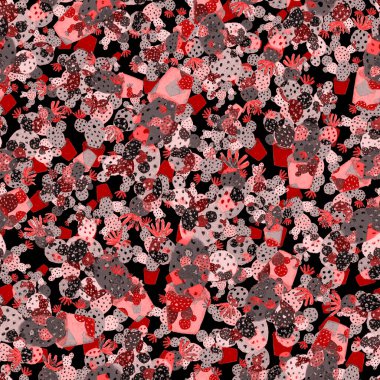 Kaktüslere el çizimi kaktüsler çizilmiş yaratıcı, pürüzsüz desen. Parlak botanik parmak izi. Kaktüslü kusursuz dekoratif arka plan. Her türlü dekorasyon için kullanılabilir..