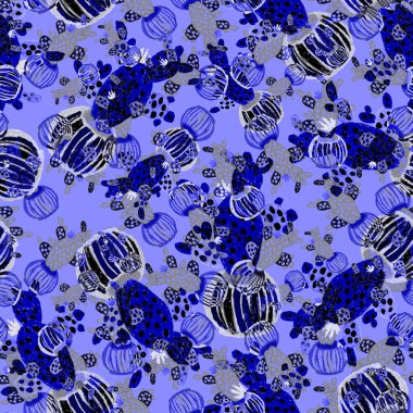 Kaktüslere el çizimi kaktüsler çizilmiş yaratıcı, pürüzsüz desen. Parlak botanik parmak izi. Kaktüslü kusursuz dekoratif arka plan. Her türlü dekorasyon için kullanılabilir..