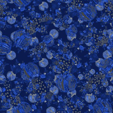 Kaktüslere el çizimi kaktüsler çizilmiş yaratıcı, pürüzsüz desen. Parlak botanik parmak izi. Kaktüslü kusursuz dekoratif arka plan. Her türlü dekorasyon için kullanılabilir..