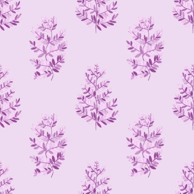 Çiçeklerle suluboya kusursuz desen. Klasik çiçek desenleri. Çiçeksiz desen. Botanik sanatı. Çiçek botanik koleksiyonu. Suluboya botanik tasarımı.