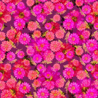 Çiçeklerle suluboya kusursuz desen. Klasik çiçek desenleri. Çiçeksiz desen. Botanik sanatı. Çiçek botanik koleksiyonu. Suluboya botanik tasarımı.