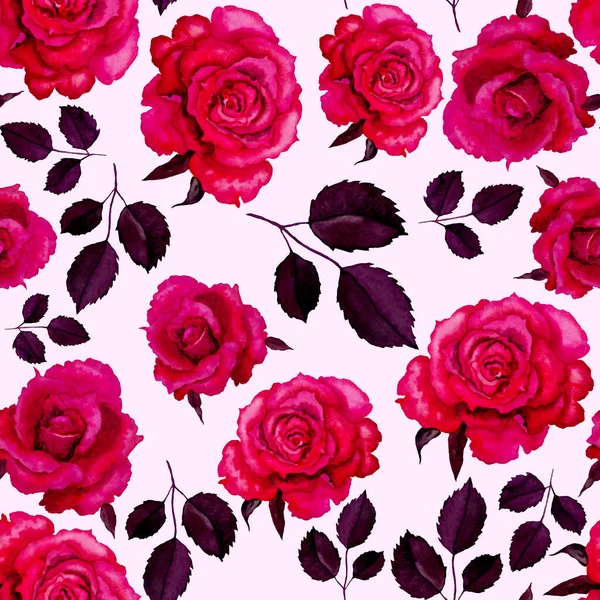 Vintage Acquerello Rosa Modello Grande Design Qualsiasi Scopo Biglietto Auguri — Foto Stock