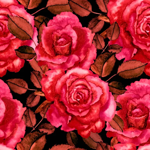 Vintage Acquerello Rosa Modello Grande Design Qualsiasi Scopo Biglietto Auguri — Foto Stock