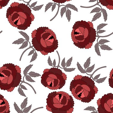 Etnik tarzda çiçekli, yaratıcı, kusursuz bir desen. Çiçek süsleme. Geleneksel şal deseni. Tekstil tasarım dokusu. Kabilesel etnik klasik dikişsiz desen. Asya sanatı.