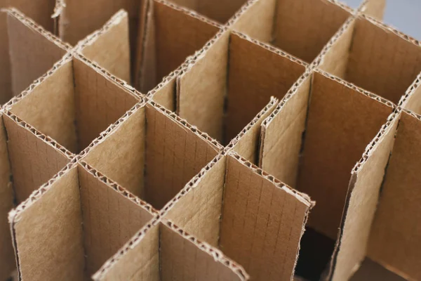 Cajas Papel Vacías Para Botellas — Foto de Stock
