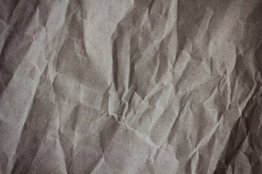 Eski buruşturulmuş kağıt arka plan dokusu. Paket işlemi. Hediyelik eşya dükkanı. Nakliye ve nakliye malzemeleri.