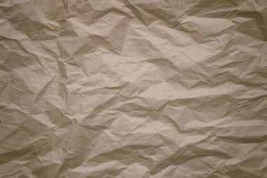 Eski buruşturulmuş kağıt doku arka plan. Kırışıklıklar ve çatlaklar. Eski tasarım deseni. 