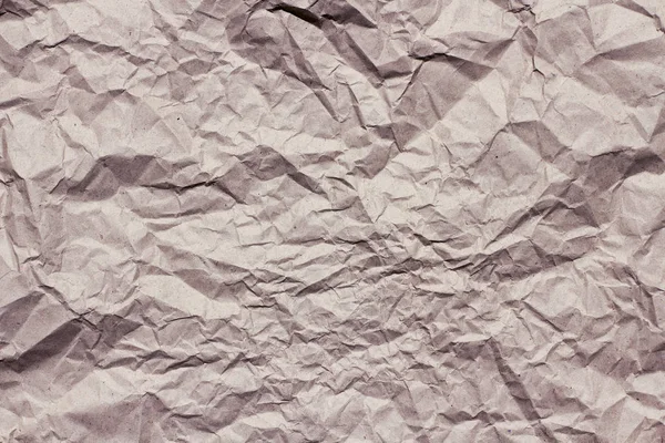 Gyűrött Barna Kézműves Papír Háttér Textúra Régi Papírlap Évjárat Levél — Stock Fotó