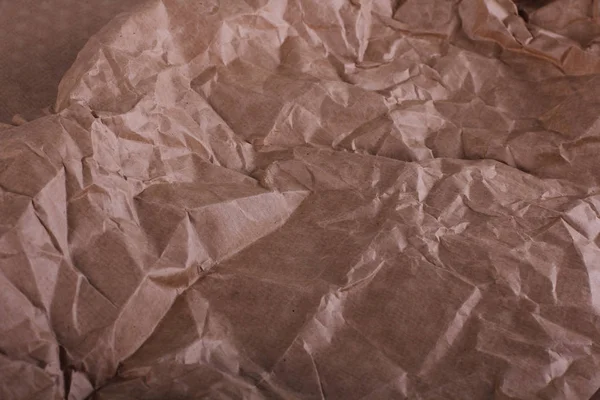 Старый Смятый Бумажный Текстурный Фон Процесс Упаковки — стоковое фото