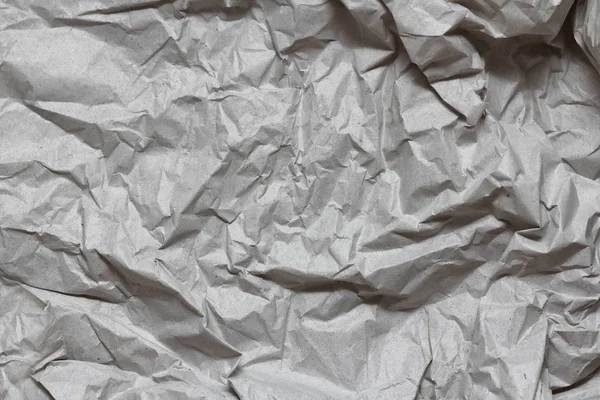 Zgniecione Szare Tło Tekstury Papieru Rzemieślniczego Pakowanie Paczek Stary Papier — Zdjęcie stockowe