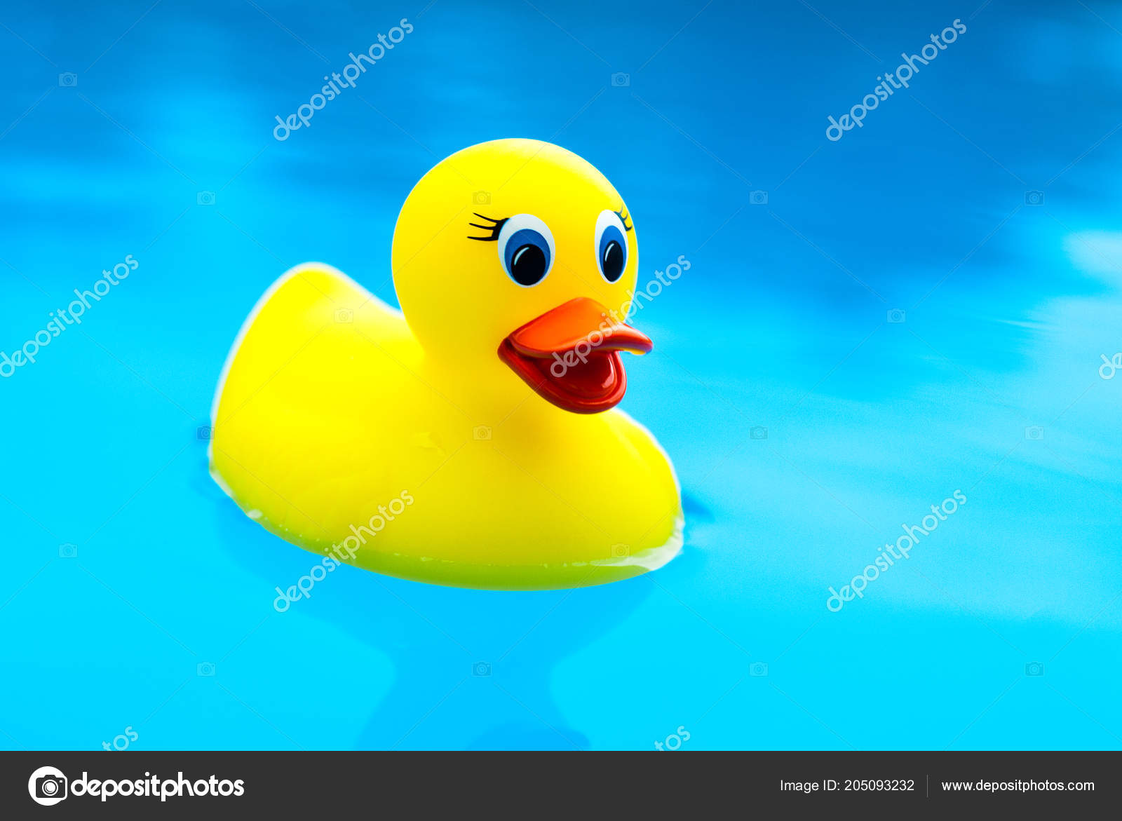 rubber duck floating