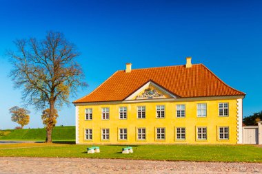 Kopenhag - Ekim 2018, Danimarka: Bina, deniz Derneği yakın. Citadel-kale Kopenhag tarihi merkezi