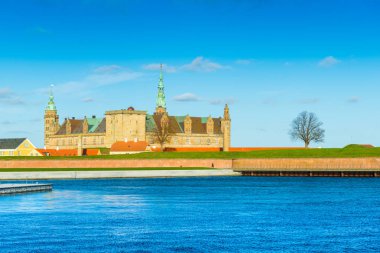 Helsingor - Ekim 2018, Danimarka: Kronborg Kalesi'ne Elsinore da bilinen görünümünü