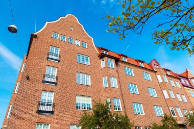 Malmö şehir geleneksel İsveç mimarisi