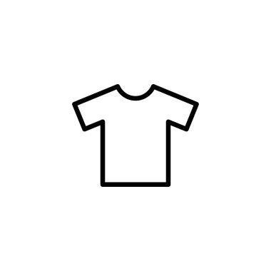 ince çizgi t-shirt simgesi