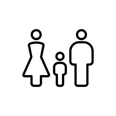 ince çizgi aile simgesi