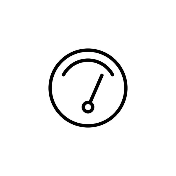 Icono de calibre de línea delgada — Vector de stock