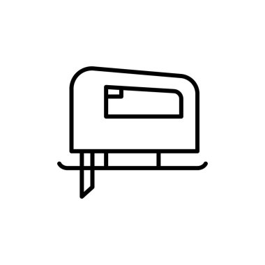 ince çizgi jig testere simgesi