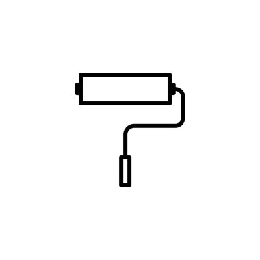 ince çizgi rulo fırça simgesi