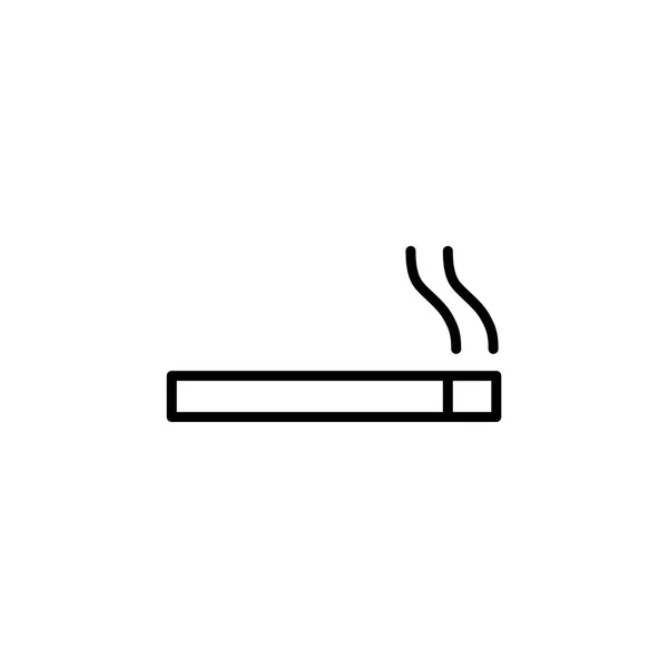 Знак зоны для курения на белом фоне — стоковый вектор