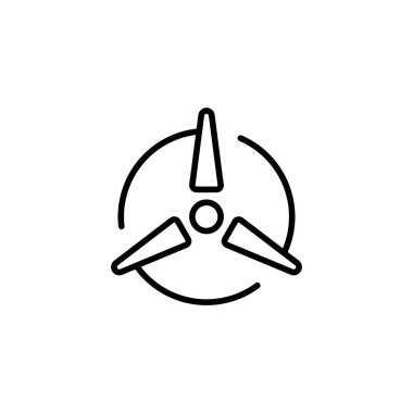 ince hat rüzgar türbini, alternatif enerji simgesi