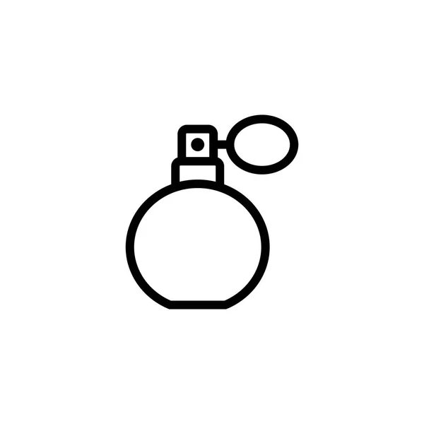 Icono de perfume sobre fondo blanco — Vector de stock